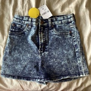 Denim shorts